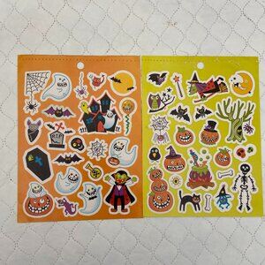 Two Sheets of Halloween Stickers